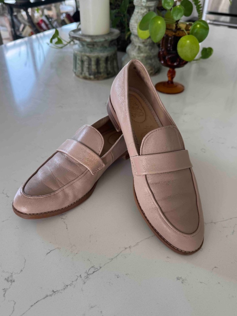 Franco Sarto Taupe Loafer Sz 7
